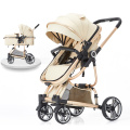 Baby Kinderwagen Neue Luxusrosa Russland Amerika Baumwollblau Chinesische Europa Stahl Edelstahlrahmen